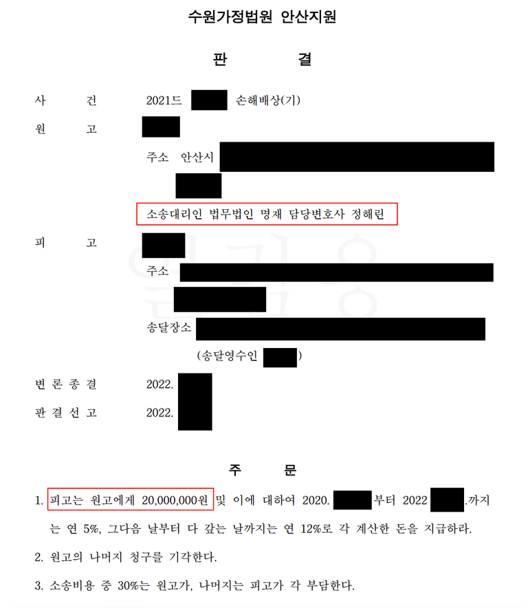 수원 상간불륜소송, 지인관계로서는 설명하기 어려운 행동을 했다?