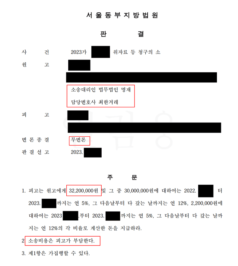 성적자기결정권침해 관련 위자료 청구 성공사례