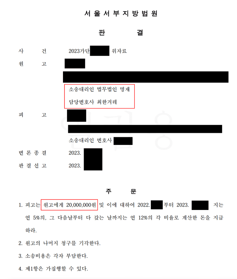 불륜 상간 위자료 소송에서 상대방이 오해라고 주장한다면