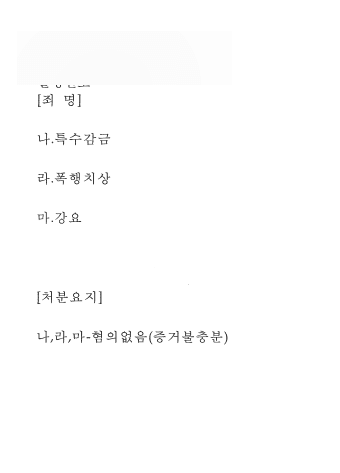 [형사] 특수혐박, 특수감금 및 폭행치상 불송치(혐의없음) 처분